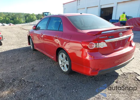 2013 Toyota Corolla S from USA, damaged, VIN 5YFBU4EE1DP152342